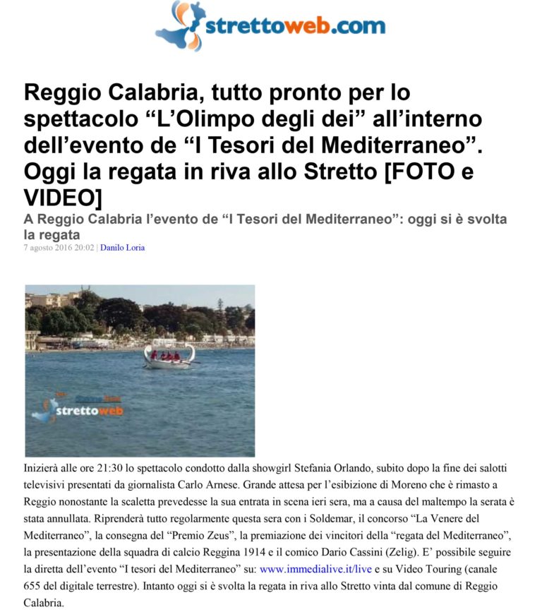 Rassegna Stampa 2016