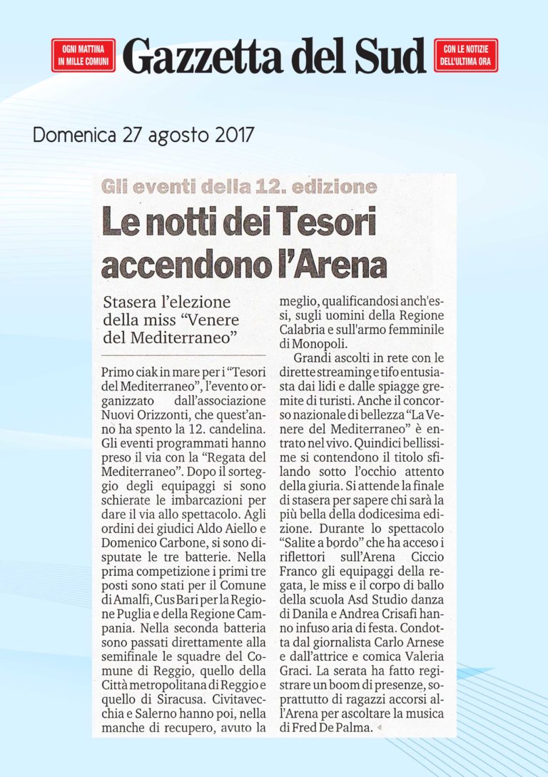 Rassegna Stampa 2017