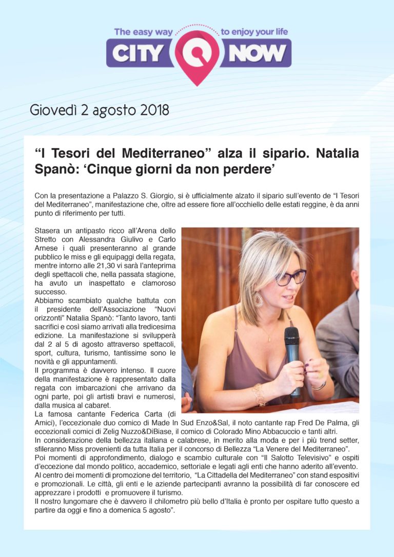 Rassegna Stampa 2018