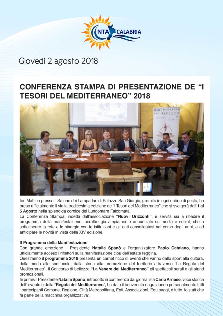 Rassegna Stampa 2018