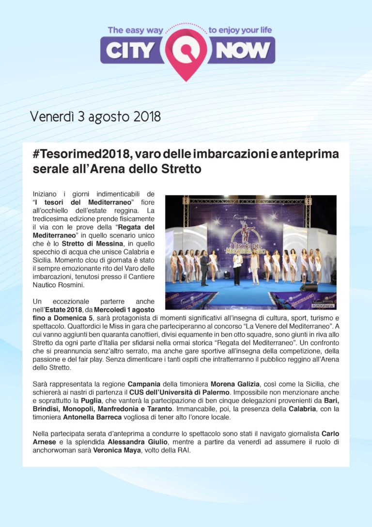 Rassegna Stampa 2018