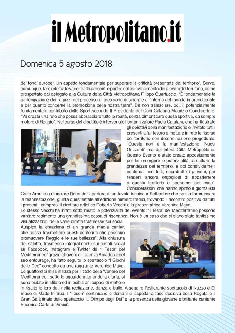 Rassegna Stampa 2018