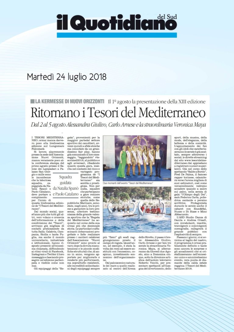 Rassegna Stampa 2018