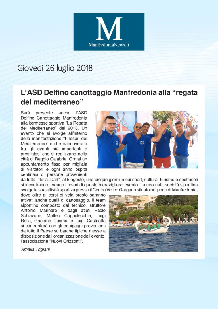 Rassegna Stampa 2018