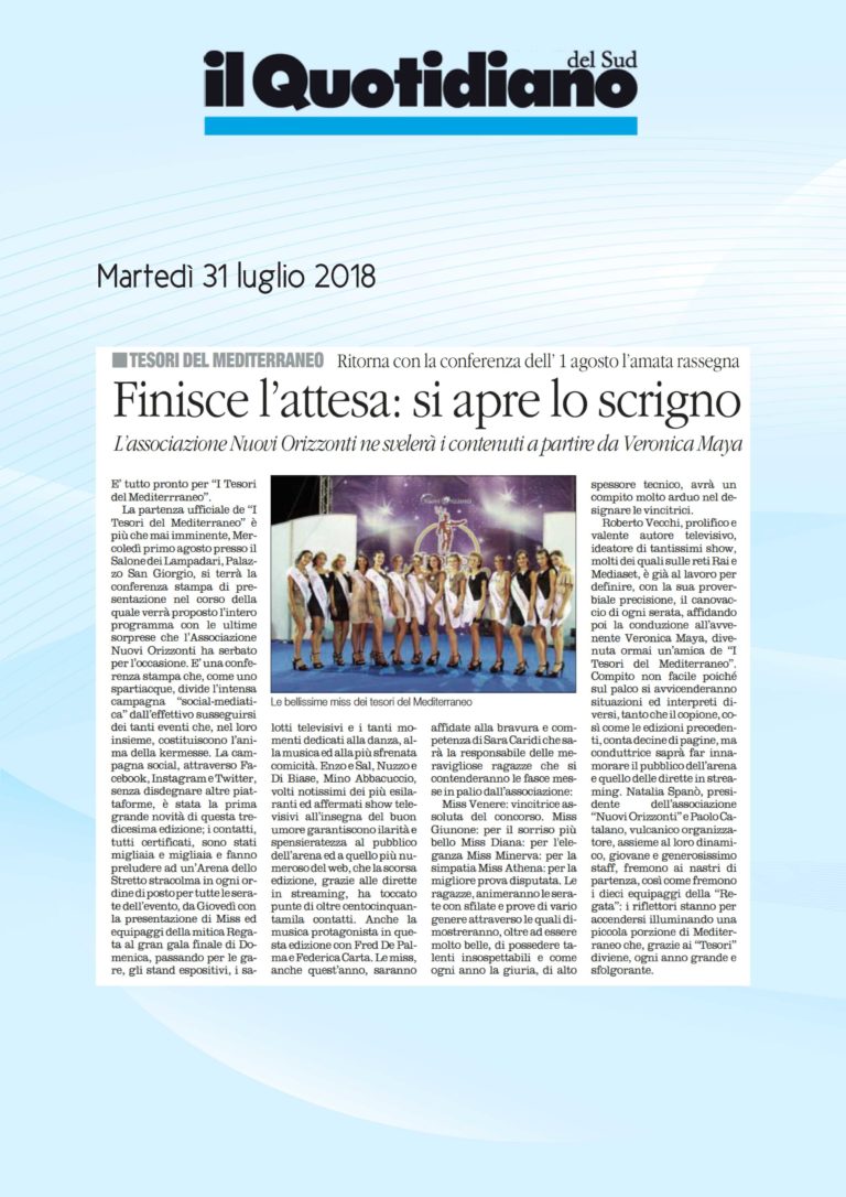 Rassegna Stampa 2018
