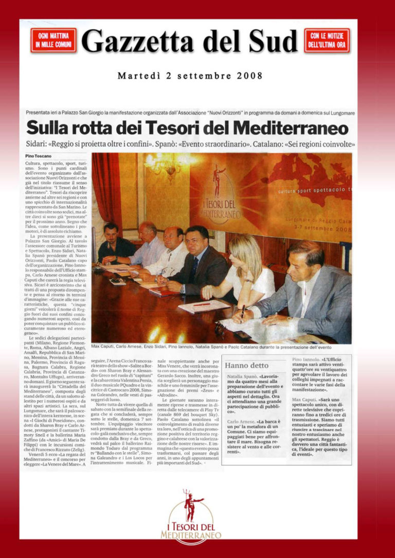 Rassegna Stampa 2008