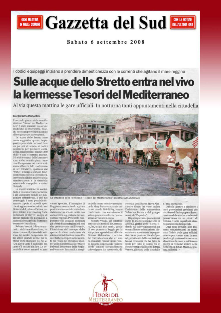 Rassegna Stampa 2008