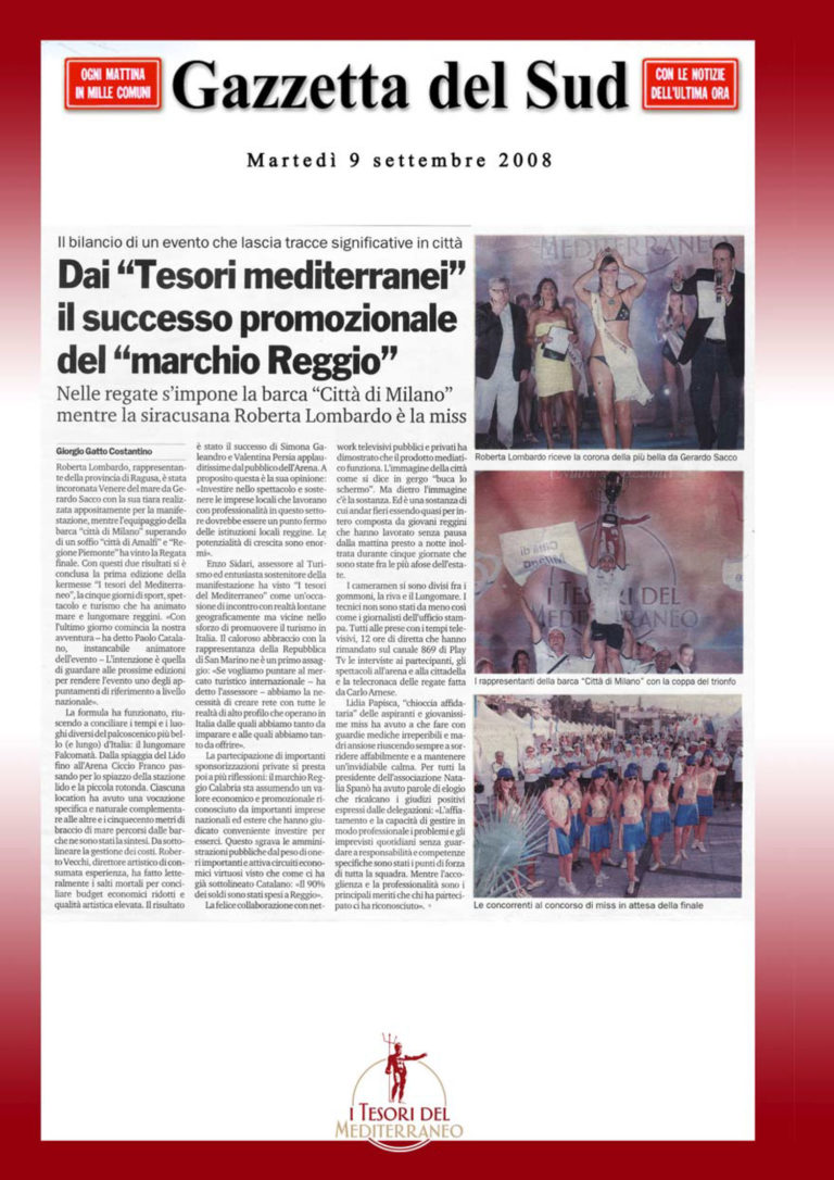 Rassegna Stampa 2008